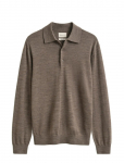 Gant - Extrafine Merino Wool Polo - Pikkade varrukatega kootud polos&auml;rgid - XXL