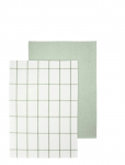 Blomus - Tea Towel, Set Of 2 Pcs - 70 X 50 Cm - Taulo - White/Desert Sage - K&ouml;&ouml;gir&auml;tikud - 70X 50CM