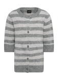 LMTD - Nlfbynthe Ss Short Stripe Knit Cardigan - Kerged jakid - 158-164