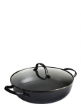 Satake - 26 Cm Saucepan In Lightweight Cast Iron Honeycomb Ceramic Coating Glass Lid - Pots - 26 CM