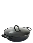 Satake - 26 Cm Saucepan In Lightweight Cast Iron Honeycomb Ceramic Coating Glass Lid - Pots - 26 CM