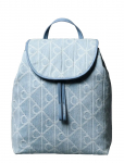 Calvin Klein - Emblem Aop Denim Backpack - Seljakotid - ONE SIZE