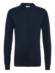 Davida Cashmere - Man Fine Knit Classic Shirt - Pikkade varrukatega kootud polos&auml;rgid - XXL