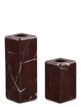 House Nordic - Sanne - Candle Holders, Marble, Set Of 2 - Valgustustarvikud - 4/4X4/4XH6.5/11CM