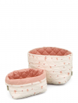 Cam Cam Copenhagen - Quilted Storage Basket, Set Of Two - Ocs - Rowan - Hoiukorvid - ONE SIZE