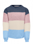 Kids Only - Kogsandy L/S Stripe Pullover Knt Noos - Pulloverid - 122-128