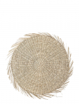 Bloomingville - D&aelig;kkeserviet, Natur, S&oslash;gr&aelig;s - Lauamatid - 38CM