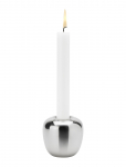 Stelton - Ora Lysestage H 6.5 Cm Steel - K&uuml;&uuml;nlajalad - H7CM x 7.40