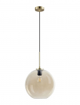 Dyberg Larsen - Loop Amber Pendel D30 - Rippvalgustid - H30CM