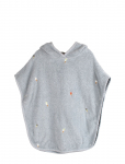 Filibabba - Embroidered Beach Poncho - Pearl Blue - Vannipont&scaron;od - ONE SIZE