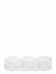 Stelton - Pilastro Tapas Set Clear - Serveerimiskausid - H5.9X W10.3CM