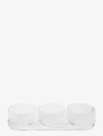 Stelton - Pilastro Tapas Set Clear - Serveerimiskausid - H5.9X W10.3CM