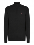 Tommy Hilfiger - Essential Cotton Zip Mock - Poolpika lukuga džemprid - M