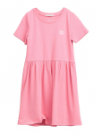 Tom Tailor - Solid Rib Dress - L&uuml;hikeste varrukatega vabaajakleidid - 92 x 98