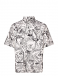 WOOD WOOD - Wwaaron Ss Shirt Aop - L&uuml;hikeste varrukatega s&auml;rgid - XL