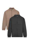 Minymo - Sweatshirt W.zip (2-Pack) - Dressipluusid - 110