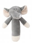 Teddykompaniet - Diinglisar, Rattle, Elephant, Grey - K&otilde;ristid - 14 CM