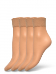 Decoy - Decoy Silklook Ankle 4-Pack - L&uuml;hikese s&auml;&auml;rega sokid - ONE SIZE