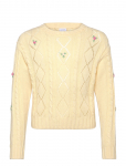 Lindex - Sweater Pointelle Flowers - Pulloverid - 128