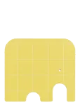 Muurla - Chop&Serve Board Elephant L, Birch/Yellow - Sisustustarvikud ja detailid - 36X 32X 1CM
