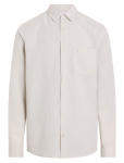 Calvin Klein - Linen Cotton Regular L/S Shirt - Linased s&auml;rgid - S