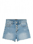 Indian Blue Jeans - Wide Denim Shorts Damaged - L&uuml;hikesed p&uuml;ksid - 116