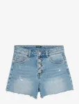 Indian Blue Jeans - Wide Denim Shorts Damaged - L&uuml;hikesed p&uuml;ksid - 116