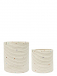OYOY MINI - Konfetti Cotton Rope Basket - Set Of 2 - Hoiukorvid - ONE SIZE