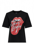 ONLY - Onlrolling Stones Life S/S Top Box Jrs - L&uuml;hikeste varrukatega - XS