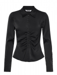 Weekday - Long-Sleeved Fitted Satin Shirt - Pikkade varrukatega - 36