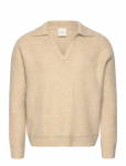 Calvin Klein - Ls Brushed Alpaca Johnny Collar - V-kaelusega - XL