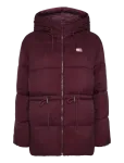 Tommy Jeans - Tjw Hooded Midi Puffer Jacket - Polsterdatud jakid - S