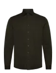 Lindbergh Black - Piqu&eacute; Knitted Shirt L/S - &Auml;ris&auml;rgid - XXL