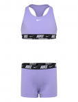 NIKE SWIM - Nike Logo Tape Racerback Bikini & Short Set - Bikiinid - 130-140