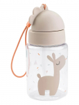 Done By Deer - Straw Bottle Celebration Sand 280 Ml - S&ouml;&ouml;giaeg - &Oslash;7X H 15CM.280ML