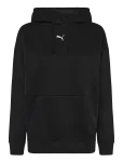 PUMA - Ess Centered Cat Logo Relaxed Hoodie Fl - Spordi kapuutsiga pusad - XXL