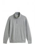Gant - Light Sacker Half Zip - Poolpika lukuga džemprid - XXXL