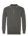 Mos Mosh Gallery - Mmgroyce Zip Polo Knit - Poolpika lukuga džemprid - XXL