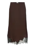 Object - Objdalme Mw Long Lace Skirt E Aw Fair 25 - Maksiseelikud - 36