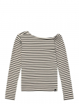 Indian Blue Jeans - Longsleeve Offshoulder Stripe - Pikkade varrukatega T-s&auml;rgid - 140