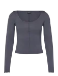 Gina Tricot - Soft Layering Yoga Top - Spordi aluss&auml;rgid - XL