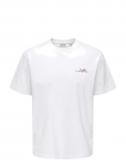 ONLY & SONS - Onsfred Life Mid Century Rlx Ss Tee - L&uuml;hikeste varrukatega - XL
