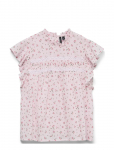 Vero Moda - Vmtrine Sl Lace Top Wvn Noos - Varrukateta - S