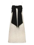 Stella Nova - Heart Printed Bow Dress - P&otilde;lveni ja midi - 40