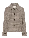 Cream - Crgeorg Short Coat - Villased mantlid - 42