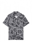 Mads N&oslash;rgaard - Cotton Linen Kenji Aop Shirt Ss - Vabaaja s&auml;rgid - M