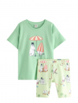 Lindex - Moomin Set - Komplektid l&uuml;hikeste varrukatega T-s&auml;rgiga - 104