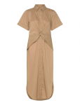 Lauren Ralph Lauren - Twist-Front Cotton-Blend Shirtdress - P&otilde;lveni ja midi - 38