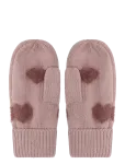 Minymo - Knitted Mittens Soft Teddy - Labakindad - 4-6Y