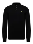 Lyle & Scott - Cotton Merino Long Sleeve Knitted Polo - Pikkade varrukatega - L